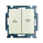 Вимикач жалюзі ABB Basic 55 2CKA001012A2147 2006/4 UC-92-507 (слонова кістка)