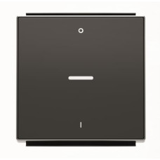 Клавіша вимикача ABB Sky 2CLA850140A1501 8501.4 NS з лінзою 0/I (чорний оксамит)