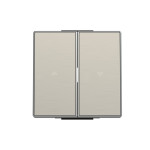 Подвійна клавіша жалюзі ABB серія Sky 2CLA854400A1401 8544 AI сталь