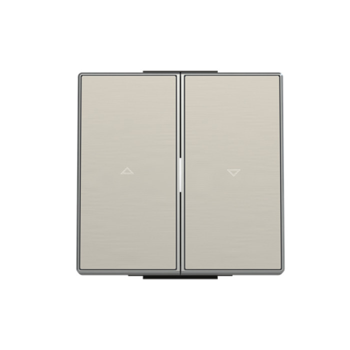 Подвійна клавіша жалюзі ABB серія Sky 2CLA854400A1401 8544 AI сталь