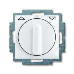 Вимикач жалюзі ABB Basic 55 2CKA001101A0920 2713 UCDR-94-507 (білий)
