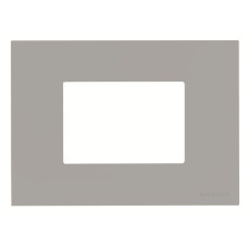 Рамка ABB Zenit 2CLA247300N1301 N2473 PL італійський стандарт 3М (срібло)