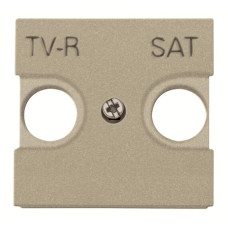 Центральна плата TV-R SAT розетки ABB Zenit 2CLA225010N1901 N2250.1 CV (шампань)
