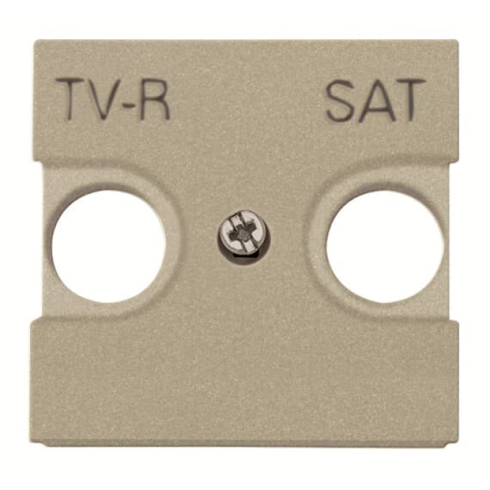 Центральна плата TV-R SAT розетки ABB Zenit 2CLA225010N1901 N2250.1 CV (шампань)