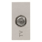 TV розетка ABB Zenit 2CLA215000N1301 N2150 PL 1М (срібло)