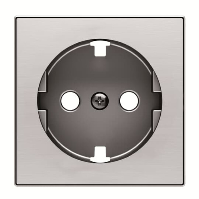 Центральна плата розетки ABB Sky 2CLA858890A1401 8588.9 AI із заземленням (сталь)