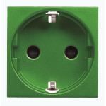 Розетка ABB Zenit 2CLA228800N8001 N2288 VD із заземленням (зелена)