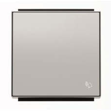 Клавіша вимикача ABB Sky 2CLA850400A1301 8504 PL із символом «Дзвінок» (срібло)