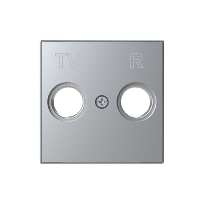 Центральна плата TV+R розетки ABB серія Sky 8550 PL срібло