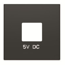 Центральна плата USBx2 розетки ABB Sky 2CLA858500A1501 8585 NS (чорний оксамит)