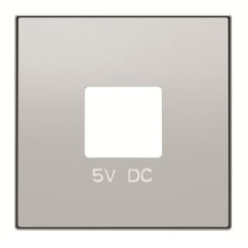 Центральна плата USBx2 розетки ABB Sky 2CLA858500A1301 8585 PL (срібло)
