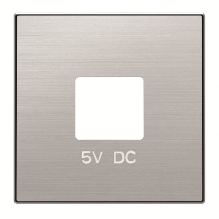 Центральна плата USBx2 розетки ABB серія Sky 2CLA858500A1401 8585 AI сталь