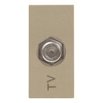 TV розетка ABB Zenit N2150 CV 1М F (шампань)