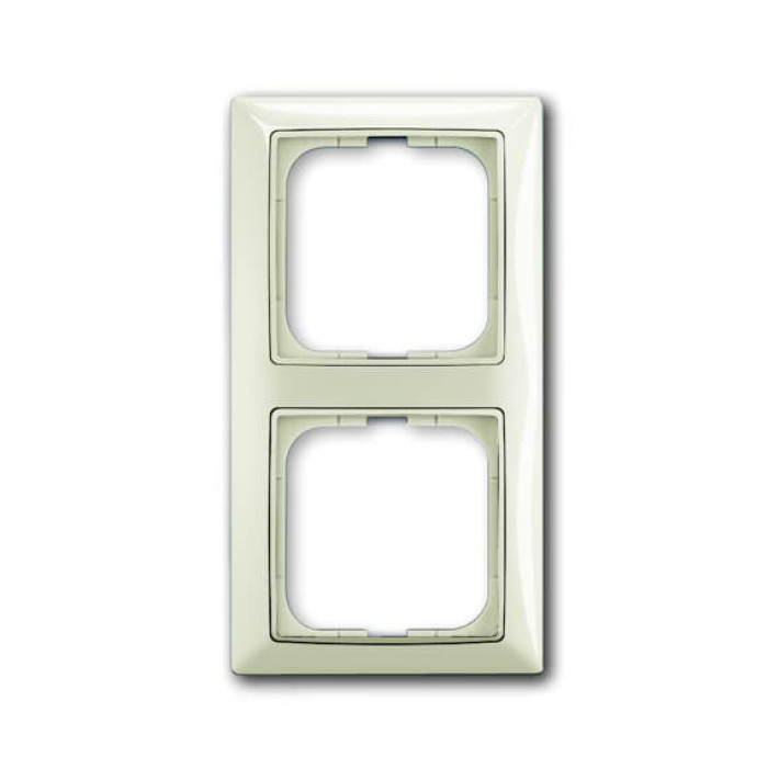 Двомісна рамка ABB Basic 55 2CKA001725A1512 2512-96-507 (білий шале)