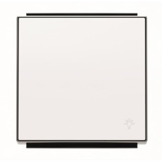 Клавіша вимикача ABB Sky 2CLA850420A1101 8504.2 BL із символом «Світло» (білий)