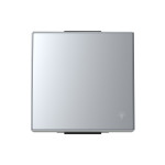 Клавіша вимикача ABB серія Sky 2CLA850420A1301 8504.2 PL із символом «Світло» срібло