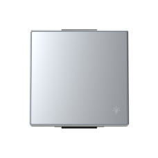 Клавіша вимикача ABB Sky 2CLA850420A1301 8504.2 PL із символом «Світло» (срібло)