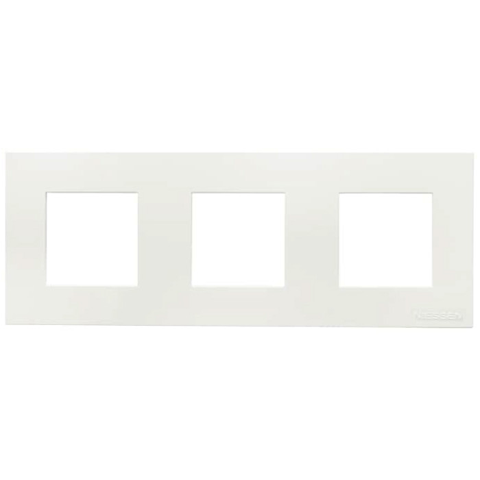 Тримісна рамка ABB Zenit 2CLA227310N1101 N2273.1 BL (білий)