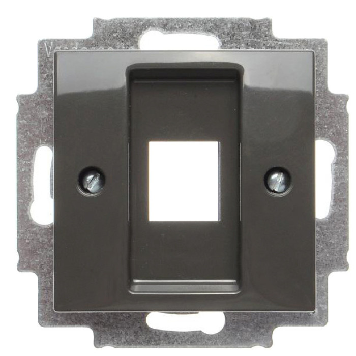 Центральна плата комп'ютерної розетки ABB Basic 55 2CKA001753A0214 2561-95-507 (чорний шато)