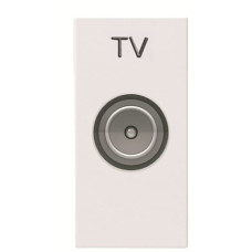 TV розетка ABB Zenit 2CLA215070N1101 N2150.7 BL 1М (білий)