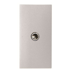 Mini-Jack розетка ABB Zenit 2CLA215540N1301 N2155.4 PL 1М (срібло)