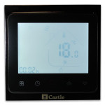 Терморегулятор програмований Castle з функцією Wi-Fi TWE02 (Чорний)
