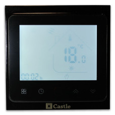 Терморегулятор програмований Castle з функцією Wi-Fi TWE02 (Чорний)