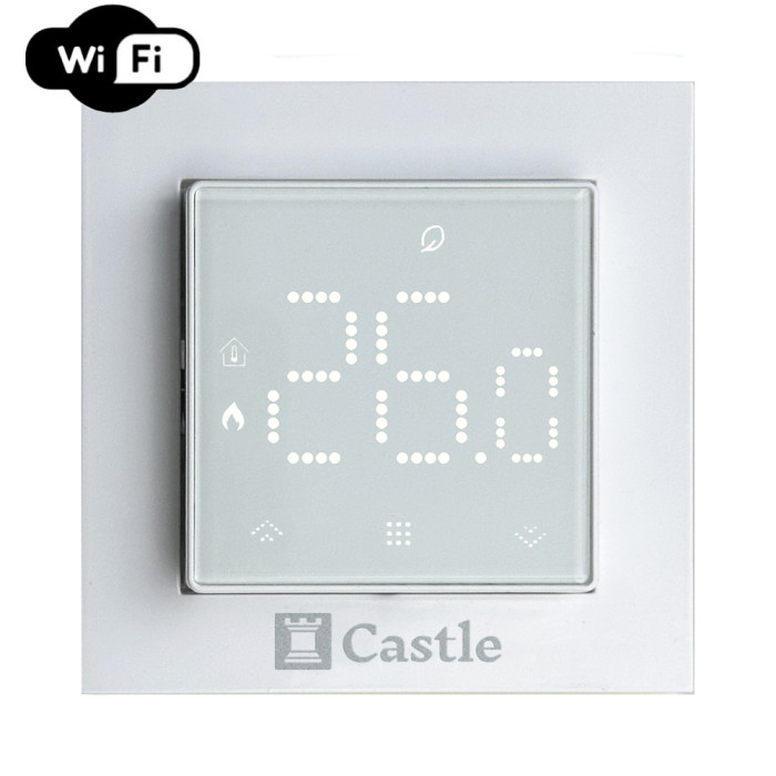 Терморегулятор програмний для теплої підлоги Castle АС506H WI-FI