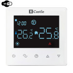 Терморегулятор для теплого пола Castle AC606H с функцией WI-FI Белый