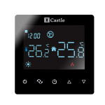 Терморегулятор для теплого пола Castle AC606H Черный