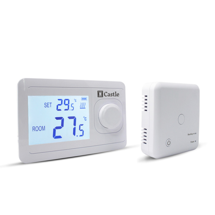 Терморегулятор програмний для котлів Castle АС8038G-RF (радіоканал)