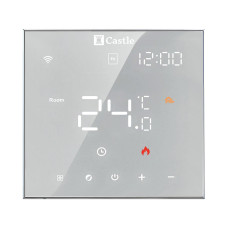 Терморегулятор програмний для теплої підлоги Castle AC602H (Білий)