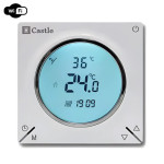 Терморегулятор для теплого пола Castle AC829H с функцией WI-FI Белый