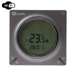 Терморегулятор програмний для теплої підлоги Castle AC829H з функцією WI-FI (Графіт)