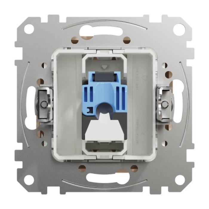 Комп'ютерна розетка RJ45 кат. 6 неекр. UTP Бежевий Sedna Design SDD112461