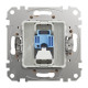 Комп'ютерна розетка RJ45 кат. 6 неекр. UTP Бежевий Sedna Design SDD112461