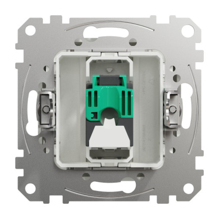 (АКЦІЯ!!! 4+1 шт.) Розетка комп'ютерна RJ45 кат. 5e UTP Schneider Sedna Design Білий