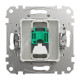 (АКЦІЯ!!! 4+1 шт.) Розетка комп'ютерна RJ45 кат. 5e UTP Schneider Sedna Design Білий