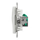 (АКЦІЯ!!! 4+1 шт.) Розетка комп'ютерна RJ45 кат. 5e UTP Schneider Sedna Design Білий