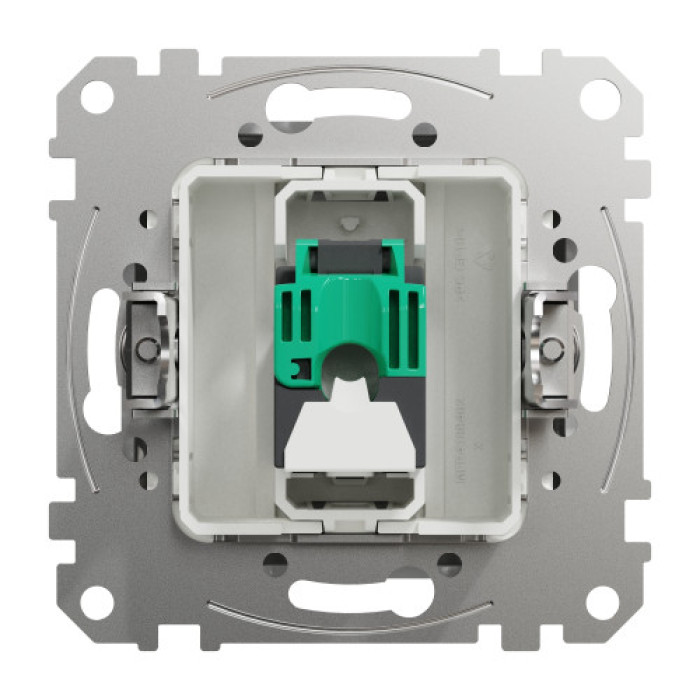 (АКЦІЯ!!! 4+1 шт.) Розетка комп'ютерна RJ45 кат. 5e UTP Schneider Sedna Design Алюміній