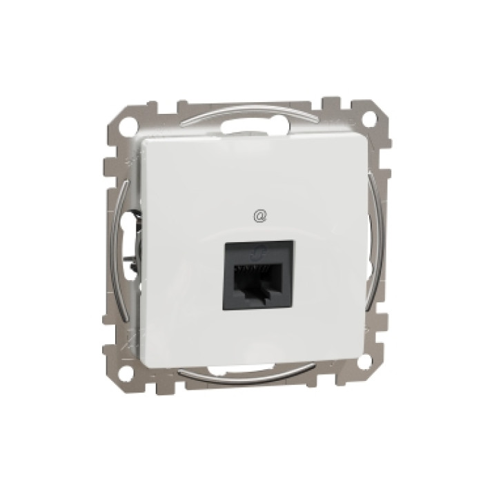 Комп'ютерна розетка RJ45 кат. 5е UTP Schneider Sedna Design Білий