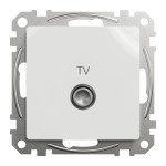 Розетка TV кінцева 4 дБ Schneider Sedna Design Білий