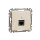 Комп'ютерна розетка RJ45 кат. 5е UTP Schneider Sedna Design Бежевий