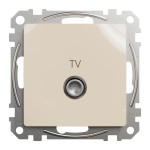 Розетка TV кінцева 4 дБ Schneider Sedna Design Бежевий