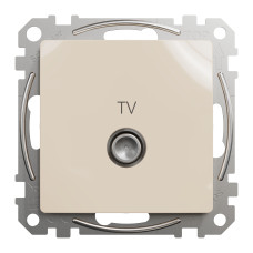 Розетка TV конечная 4 дБ Schneider Sedna Design Бежевый