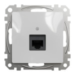 Комп'ютерна розетка RJ45 кат. 5е UTP Schneider Sedna Design Алюміній