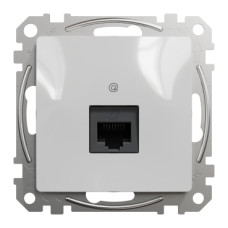 Розетка компъютерная RJ45 кат. 5е UTP Schneider Sedna Design Алюминий