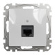 Комп'ютерна розетка RJ45 кат. 5е UTP Schneider Sedna Design Алюміній
