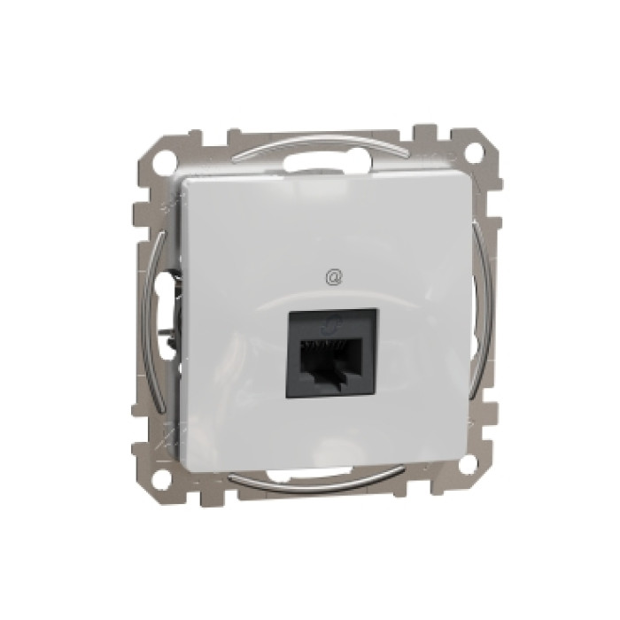 Комп'ютерна розетка RJ45 кат. 5е UTP Schneider Sedna Design Алюміній