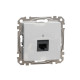 Комп'ютерна розетка RJ45 кат. 5е UTP Schneider Sedna Design Алюміній